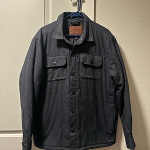 Mens Button-Up Shirt Jacket